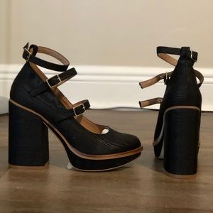 Free People Chunky Platform Heels